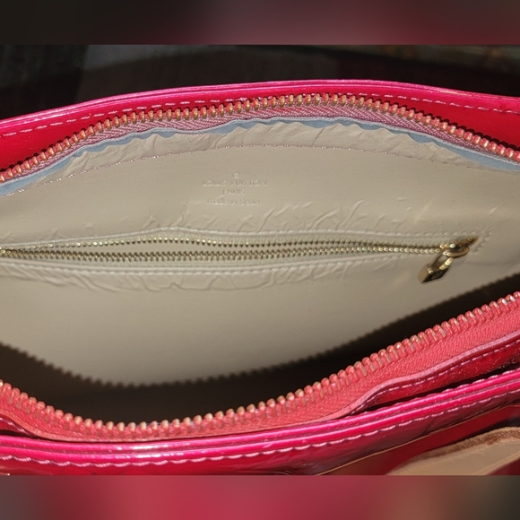 Louis Vuitton LV Hand Bag Houston Red Vernis - Picture 9 of 9